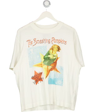 Abercrombie & Fitch Cream Smashing Pumpkins Band Tee UK S