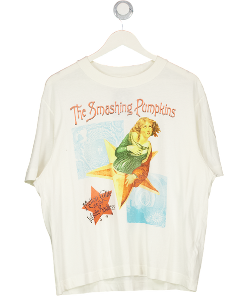 Abercrombie & Fitch Cream Smashing Pumpkins Band Tee UK S