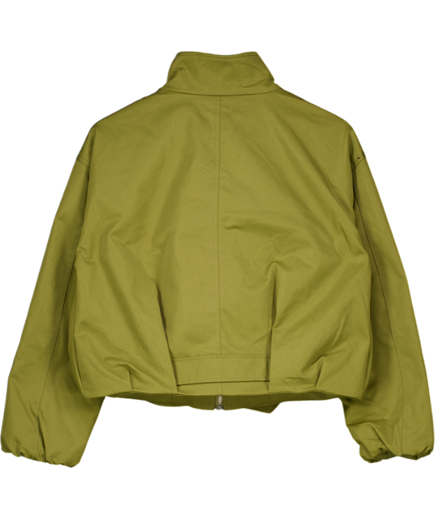 River Island Green Belted Bubble Hem Jacket UK 6