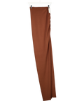ANTONIA BRONZE LONDON Brown Ruched Side Maxi Skirt UK S
