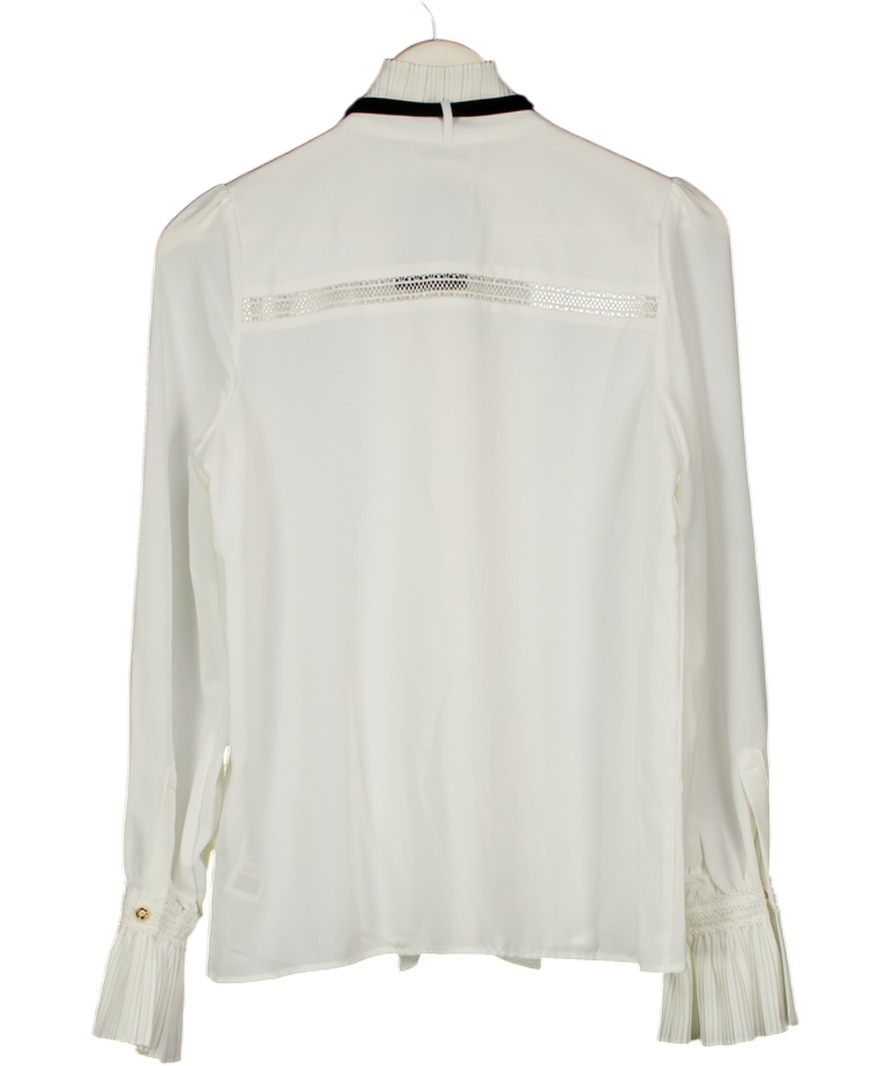 HOLLAND COOPER Olivia Tie Shirt White UK 8