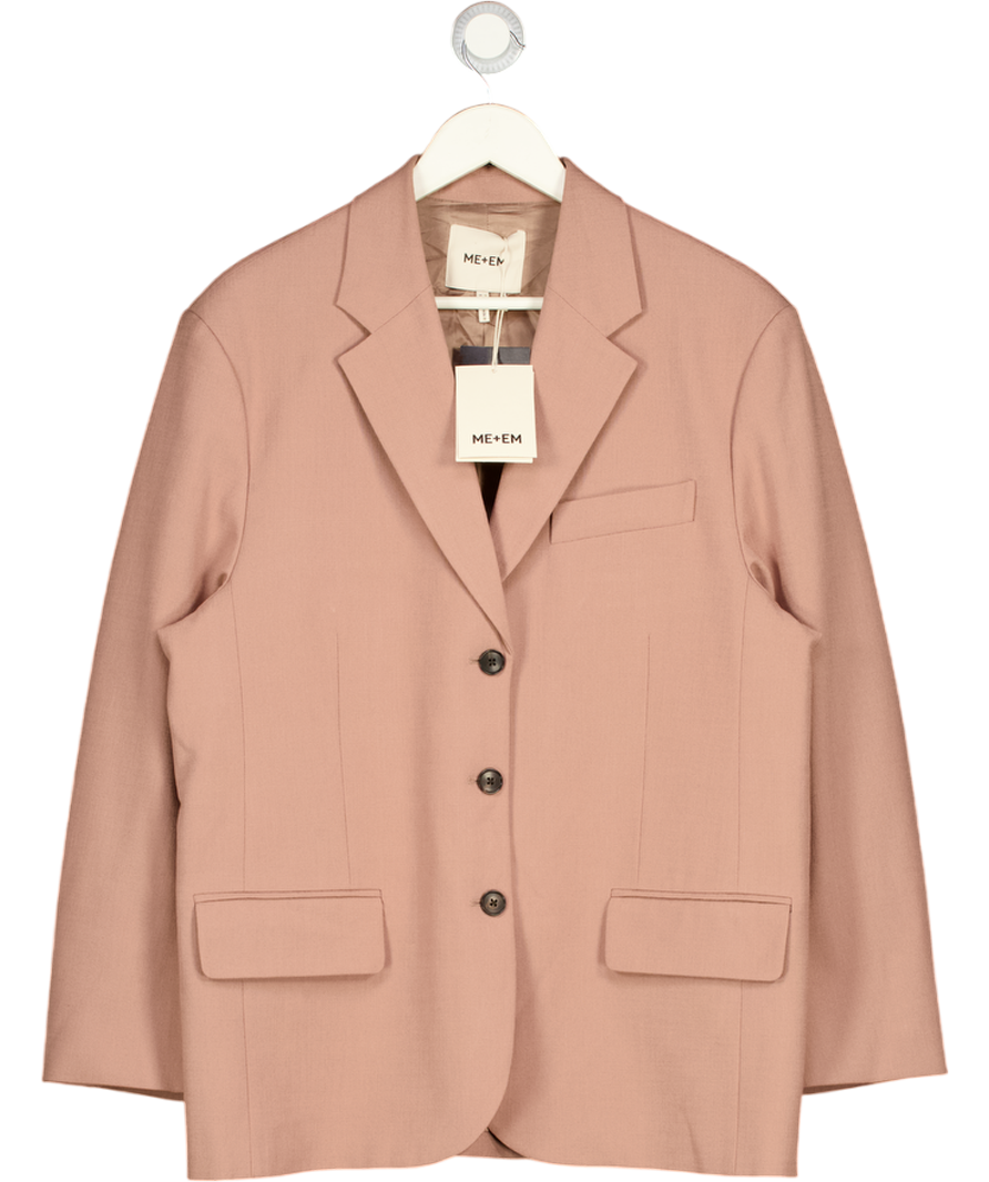 ME + EM Pink Intelligently Oversized Jacket UK 12