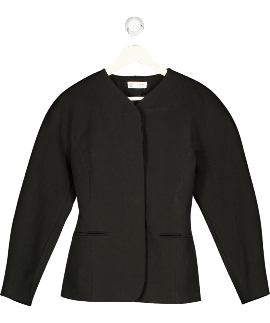 COOSH Black Tailored Blazer With Shoulder Pads UK M/L