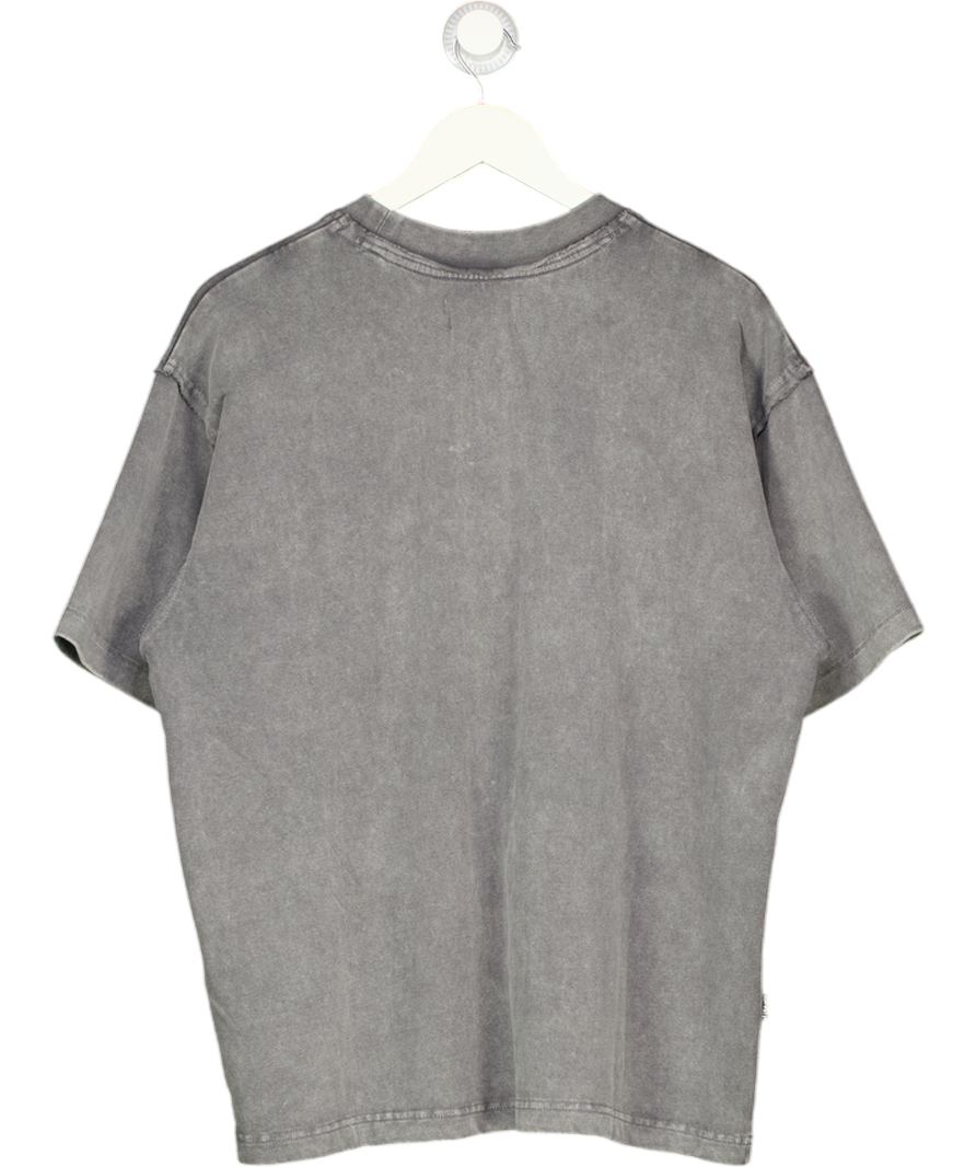 Hirono Grey Living Wild Scrapbook T-shirt UK L