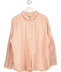 FATFACE Orange Peach Linen Shirt UK 24