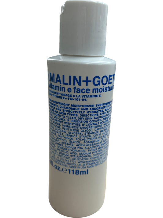 Malin + Goetz Vitamin E Face Moisturizer Black 118ml