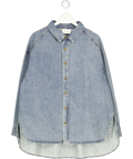 DISSH Blue Oversized Denim Shirt UK 8
