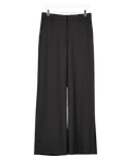 REISS Haisley Wool-blend Wide-leg Suit Trousers In Black UK 8
