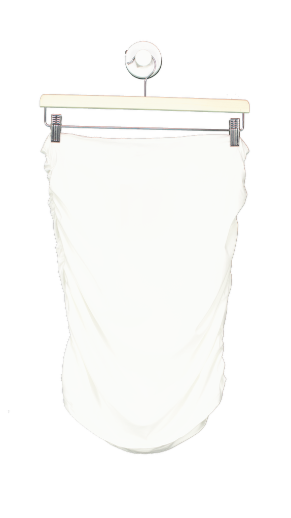 Mars the Label White Drape Skirt UK 14