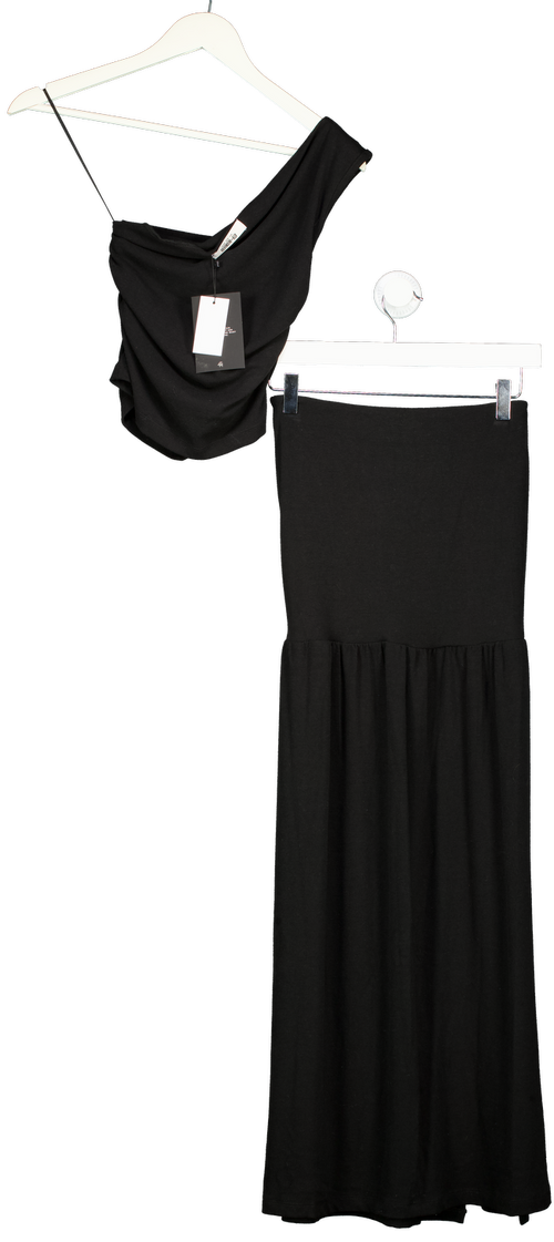 4th & Reckless 2-Piece Black Mai Skirt & top set UK 6