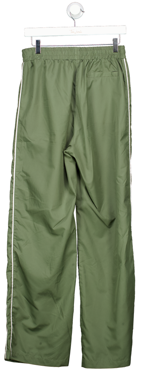 Adanola Green Nylon Shell Track Trousers UK M