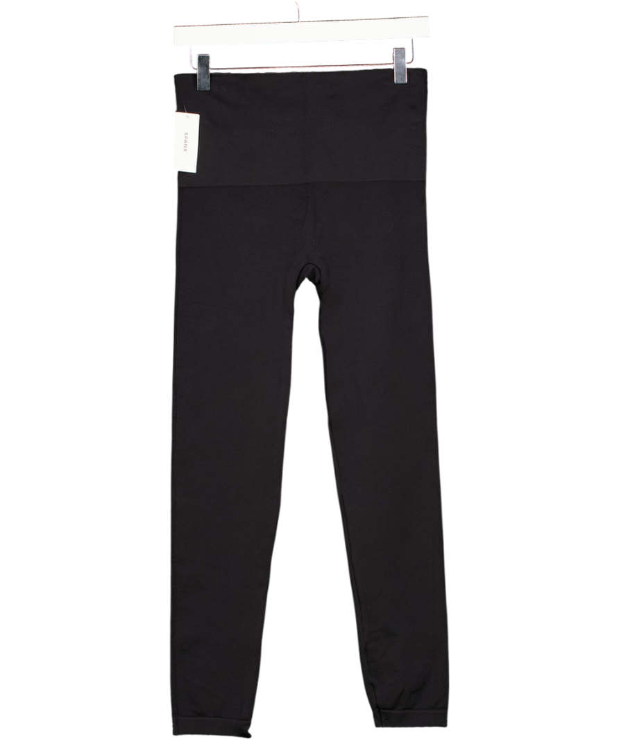 SPANX Black Spanx Look At Me Now Seamless Shaping Leggings UK XL