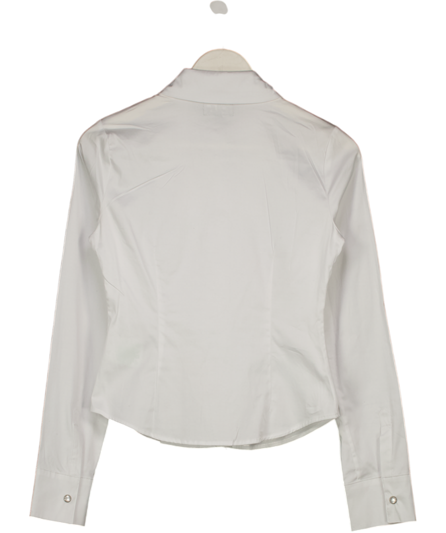 DAIRY BOY White Embroidered Western Style Shirt Us2 UK 6