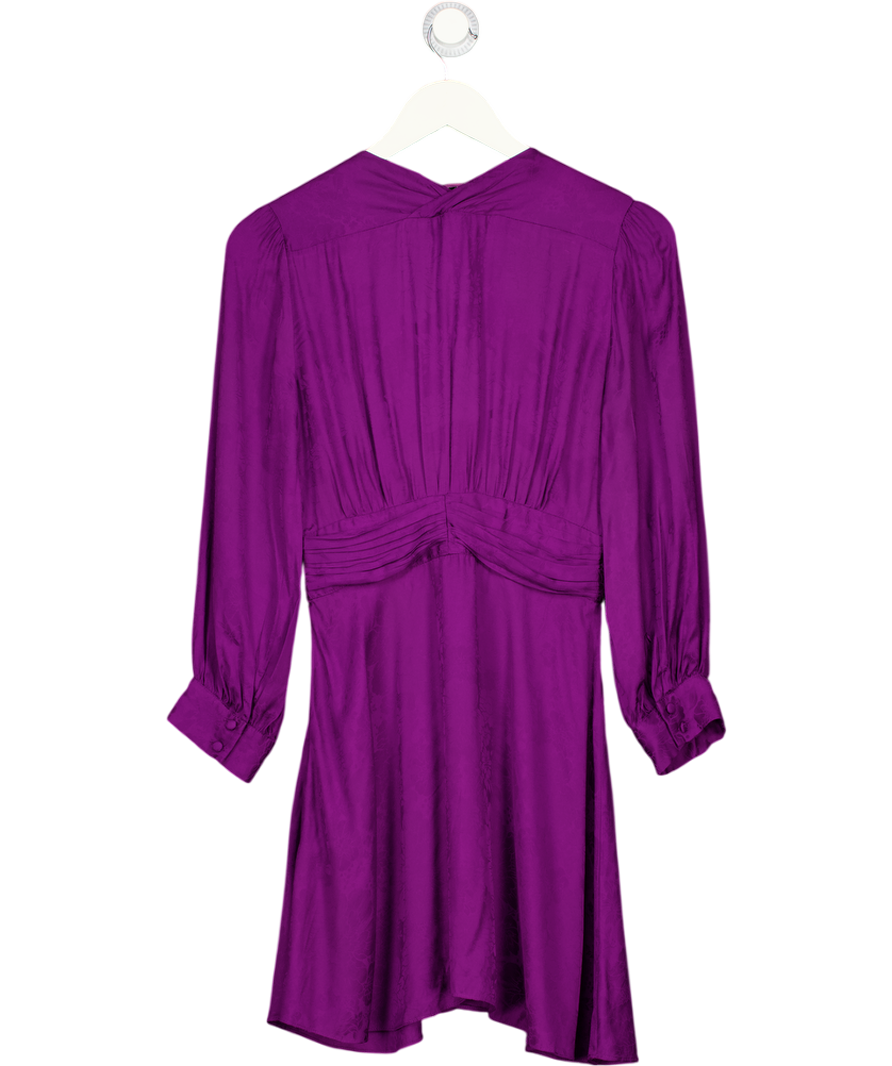purple mini dress zara A&A Bandage Dress, / XS Ideal for nights out or any occasion where you want to stand out ZARA Purple Floral Jacquard Long