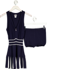 WISKII Blue Mini Dress With Shorts UK S