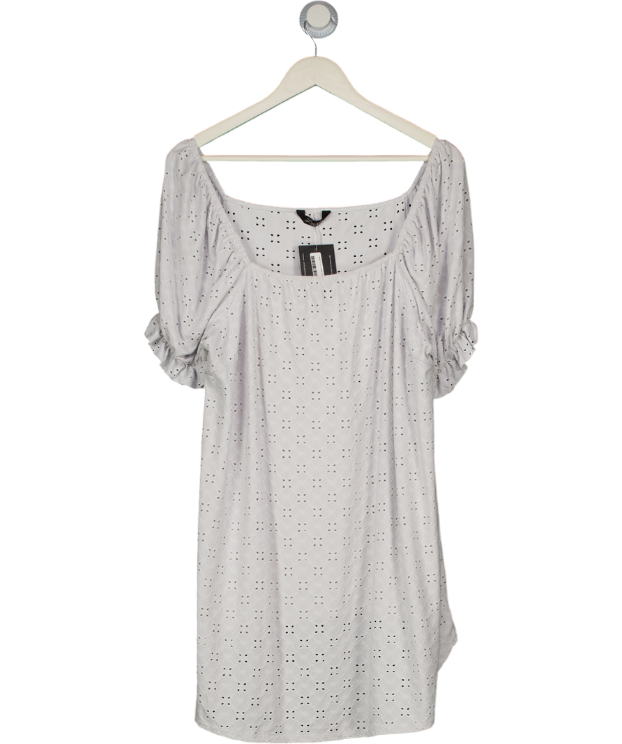 Limited Collection Pale Blue Broderie Jersey Swing Top UK 26