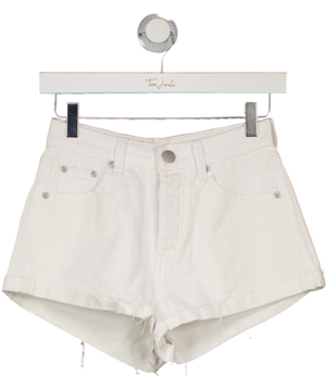 SUPERDOWN White Denim Shorts W25
