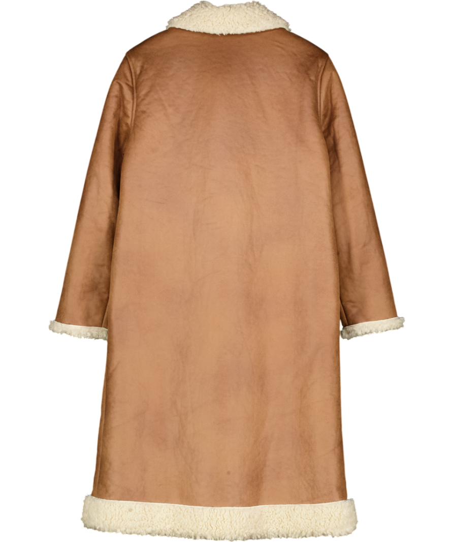 BODEN Brown Borg Duffle Coat UK 8