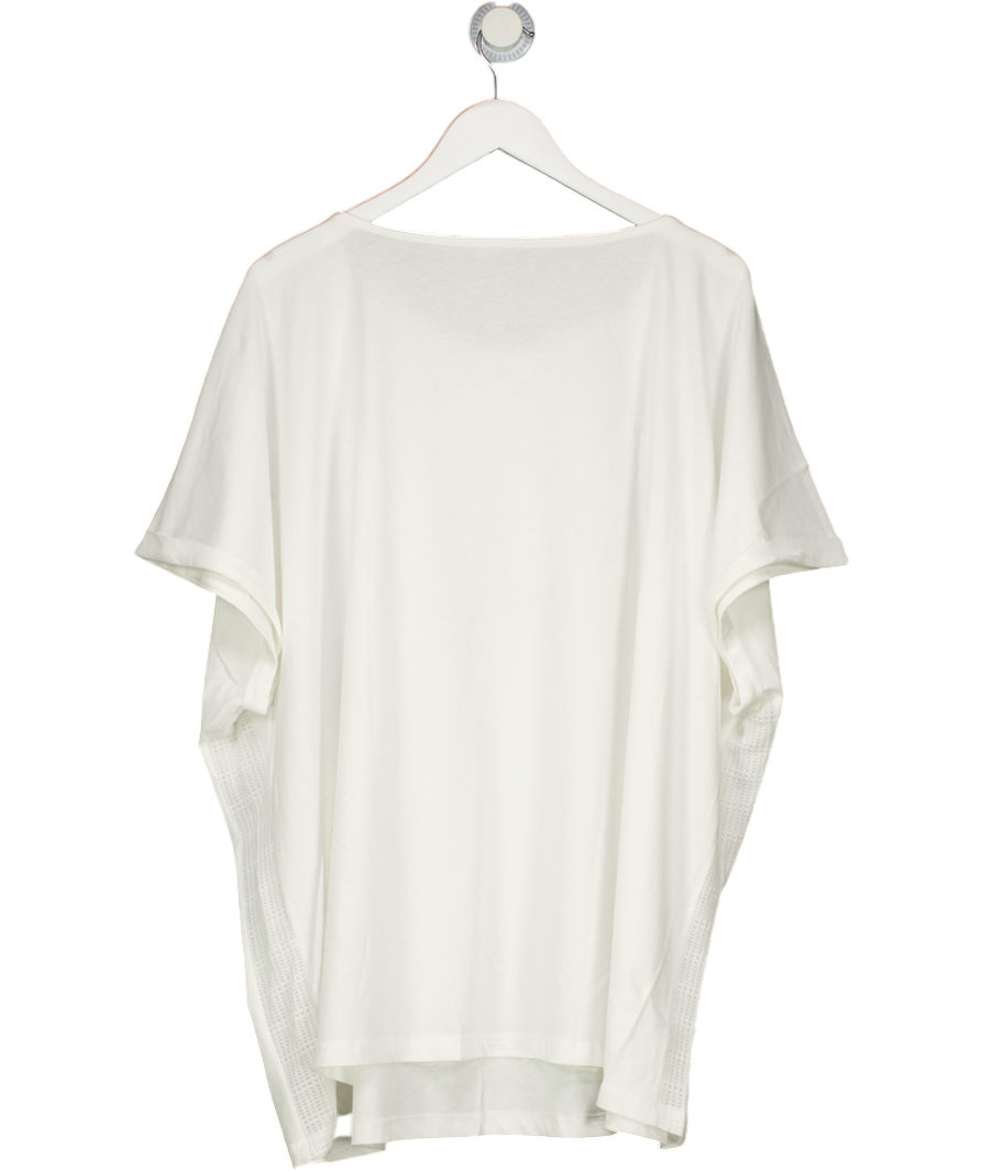 ULLA POPKEN White Oversize Lemons Print T-shirt Eu58/60 UK 32 / 34