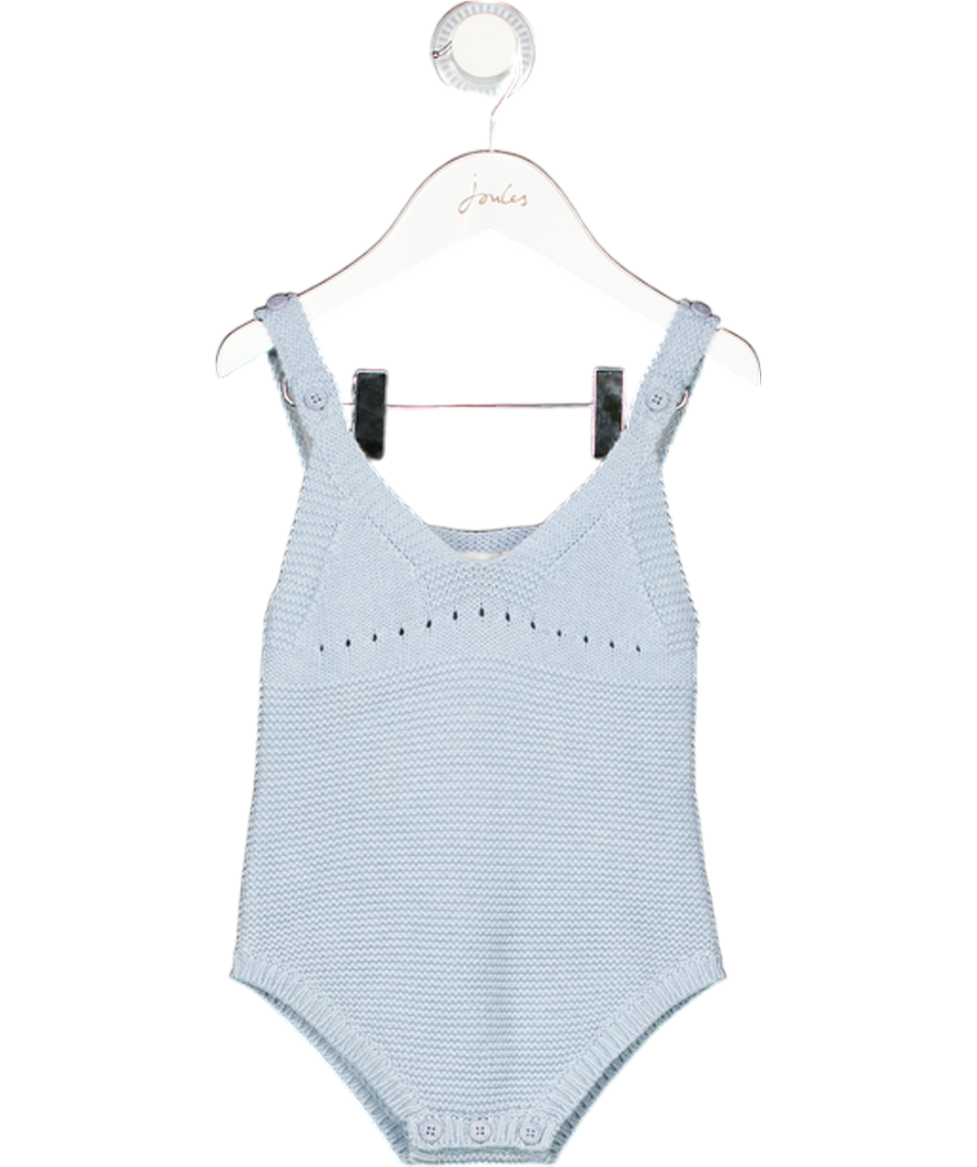 Stella McCartney Blue Knitted Baby Bunny Tail Romper 18 Months 12-18 Months