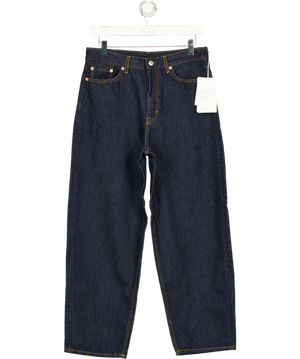 COS Dark Blue Arch Tapered High Rise Ankle Jeans W28