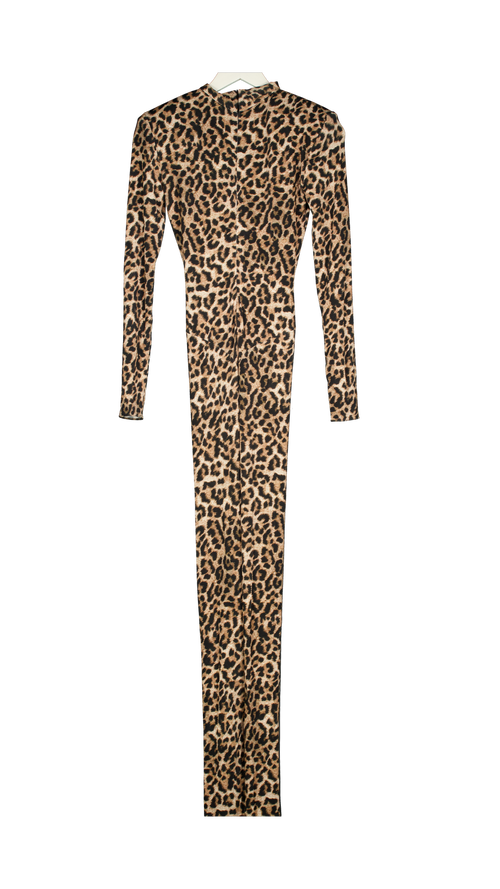 THE NEW ARRIVALS Brown By Ilkyaz Ozel Shakti Leopard Maxi Dress UK 8