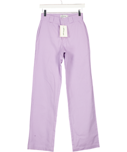 AMELIE TEJE Purple Lilac Straight Leg Trouser UK XXS