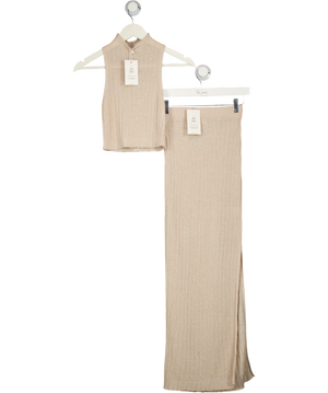 ARIA COVE 2-piece Blush Pink Knit Co-ord Set UK 8