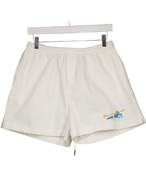 BUDRO Budro Marina Member White Shorts UK M