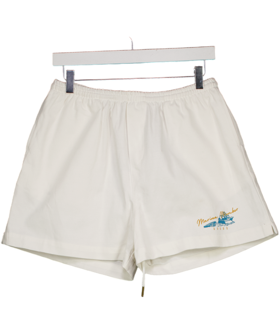 BUDRO Budro Marina Member White Shorts UK M