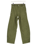 MINT VELVET Khaki Green Utility Barrel Jeans UK 6