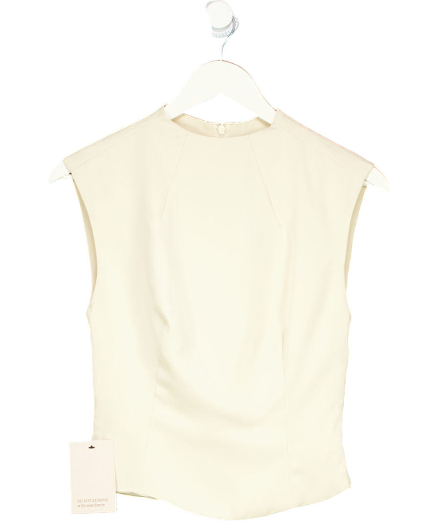 ODDMUSE Cream Sleeveless Top UK S
