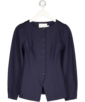 ALIGNE Navy Blue Bonnie Ponte Waisted Blazer UK 8