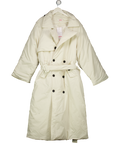 JASONWOOD Cream Puffer Trench Coat UK XL