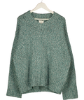 CHE STUDIOS Green Yuri V-neck Jumper UK M