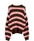 WHITE FOX Pink On The Slopes Knit Sweater Pink/chocolate UK M/L