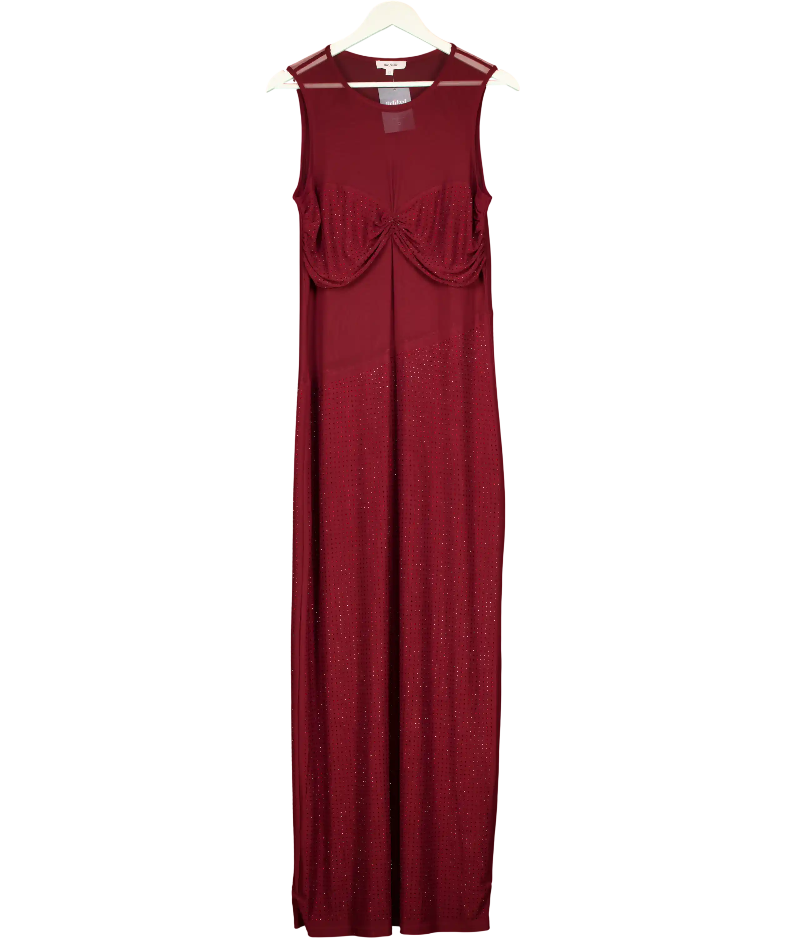 The Frolic Red Going Out Maxi Dress UK 18
