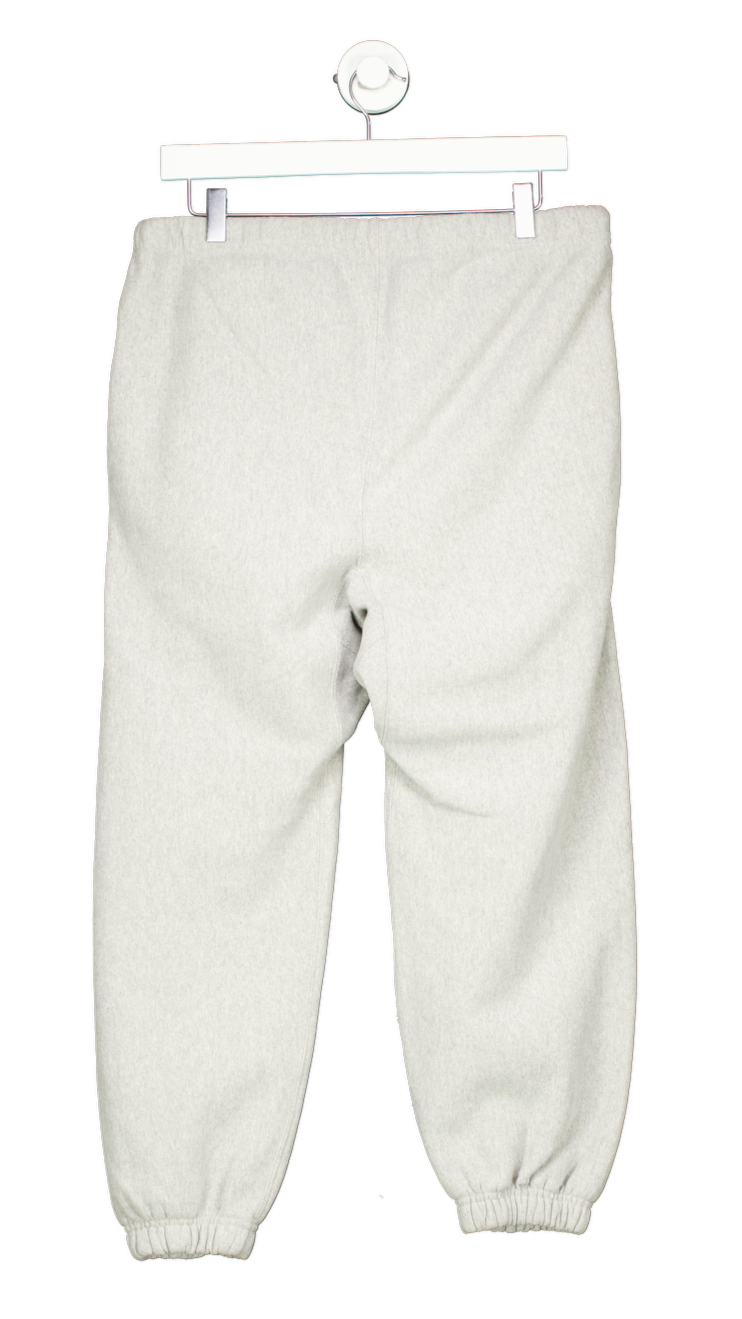 Raey Grey Recycled-yarn Cotton-blend Trackpants UK 10