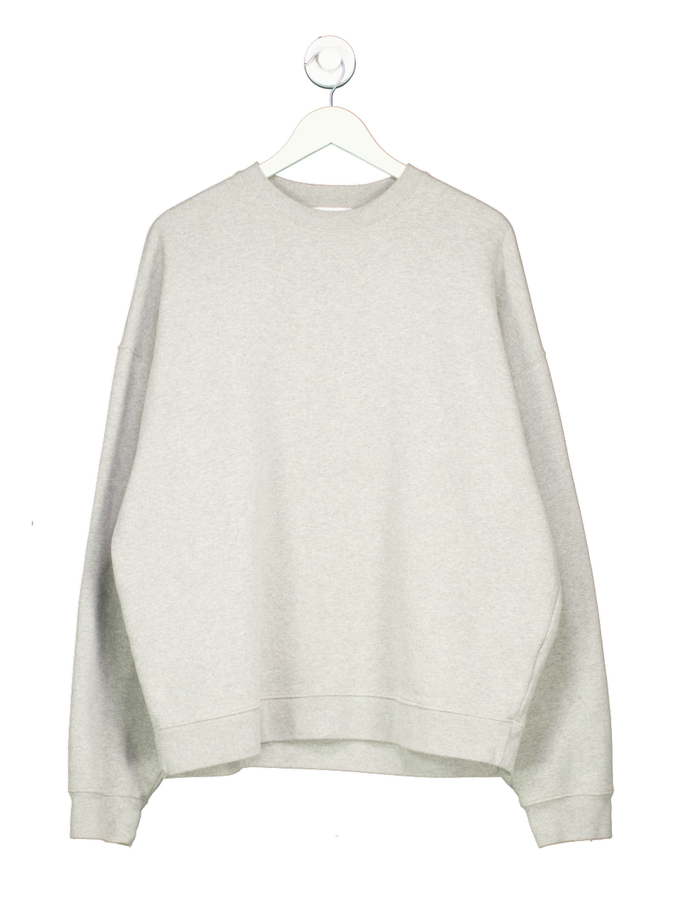 Raey Grey Recycled-yarn Cotton Blend Sweatshirt UK XL