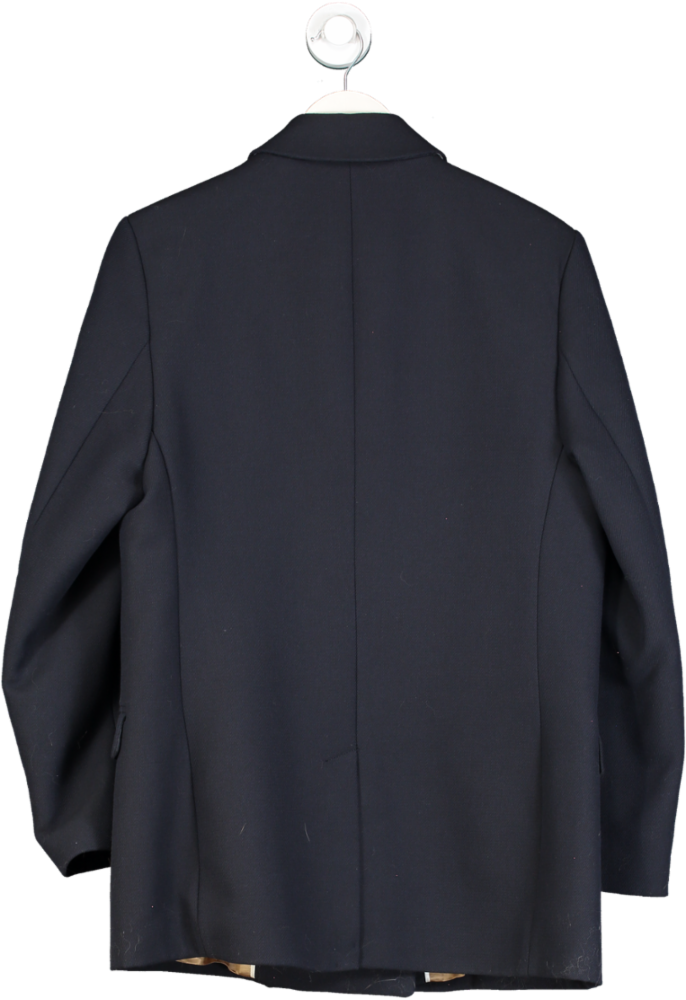 Jigsaw Blue Military Jacket UK 12