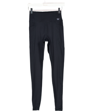 CREW Activewear Leggings In Navy Blue UK XS