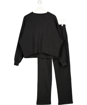 WAT. THE BRAND Core Crewneck Sweatshirt & Black Jogger set UK S