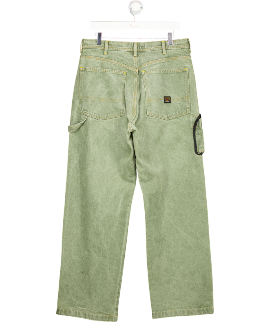Ralph Lauren Green Wide Leg Jeans UK 12