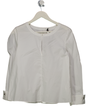 DOROTHEE SCHUMACHER White Cotton Top Sz2 UK S