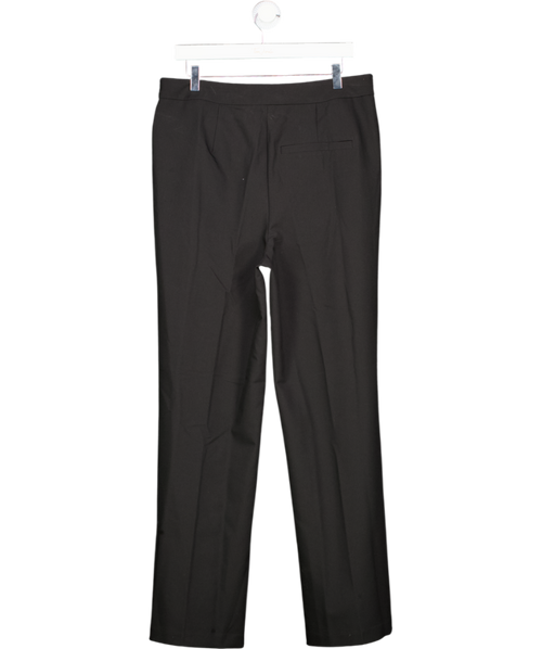 ASOS Black Tailored Wide Leg Pleated Trousers UK 12