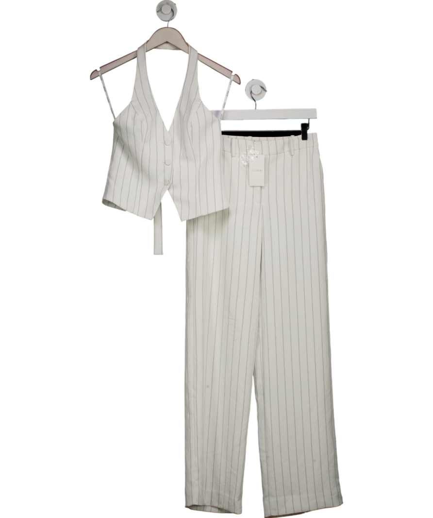 Kookat White Oyster Pinstripe Set UK 8