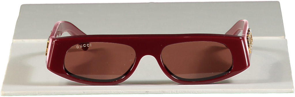 GUCCI Red Thick Frame Gg1771s Sunglasses