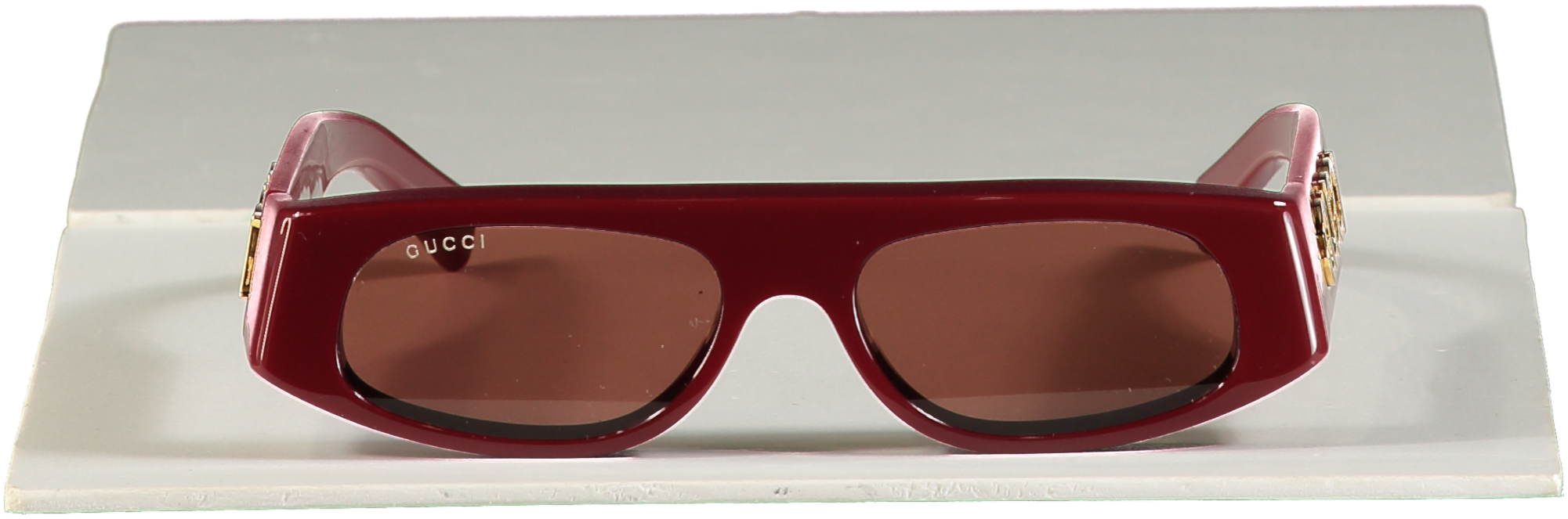 GUCCI Red Thick Frame Gg1771s Sunglasses