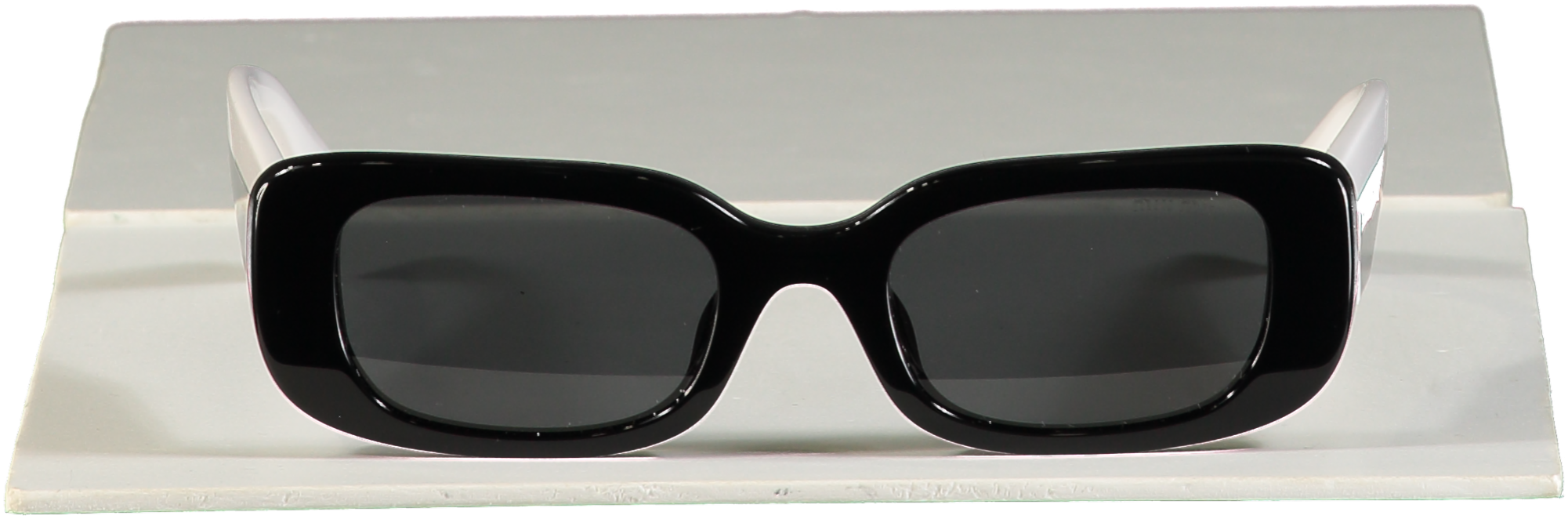 Miu Miu Black Smu 08y Contrast Sunglasses