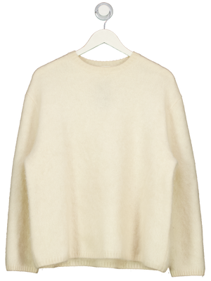 almada label Floy Cashmere Sweater, Cream UK S